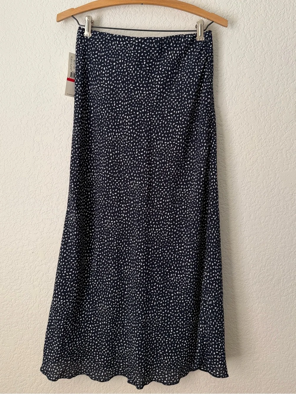 NWT Karen Kane Sea Side Skirt Navy and White Size XS